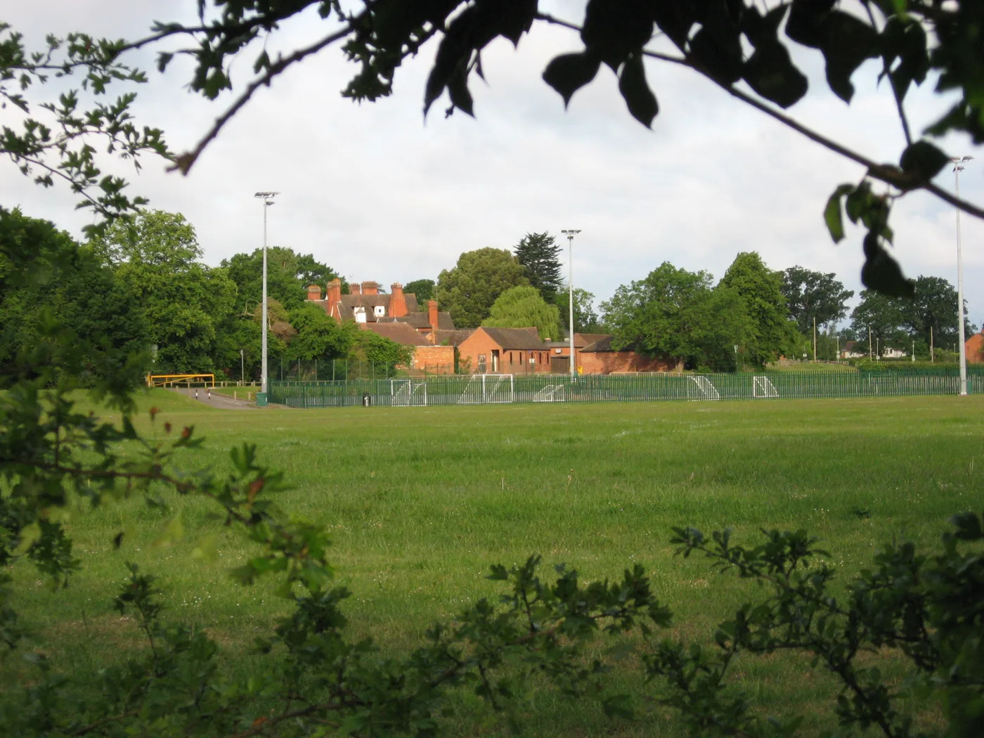 Cantley Park, Wokingham, looking across the playing fields