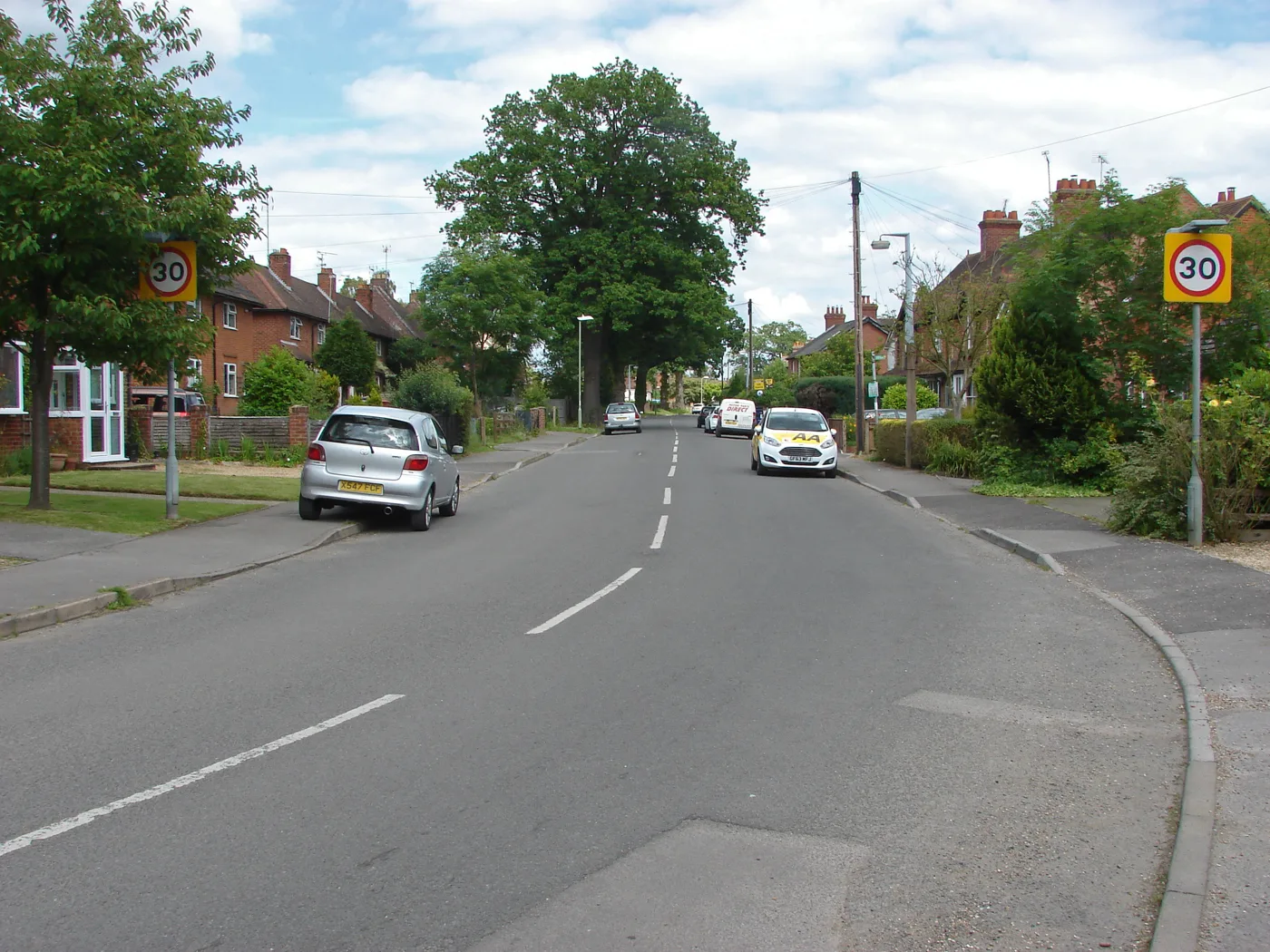 Evendons Lane in Wokingham. The new 64-bed care home is being built at number 171, on the site of demolished commercial buildings