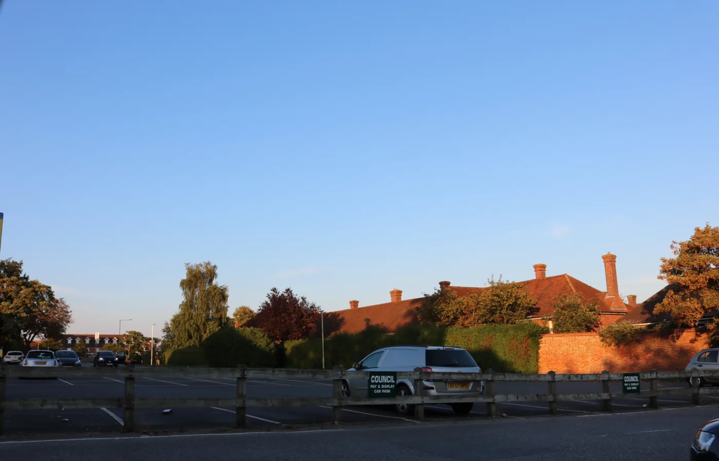 A council pay and display car park in Wokingham. Overnight parking in the borough's chargeable car parks is free today between 10pm and 6am